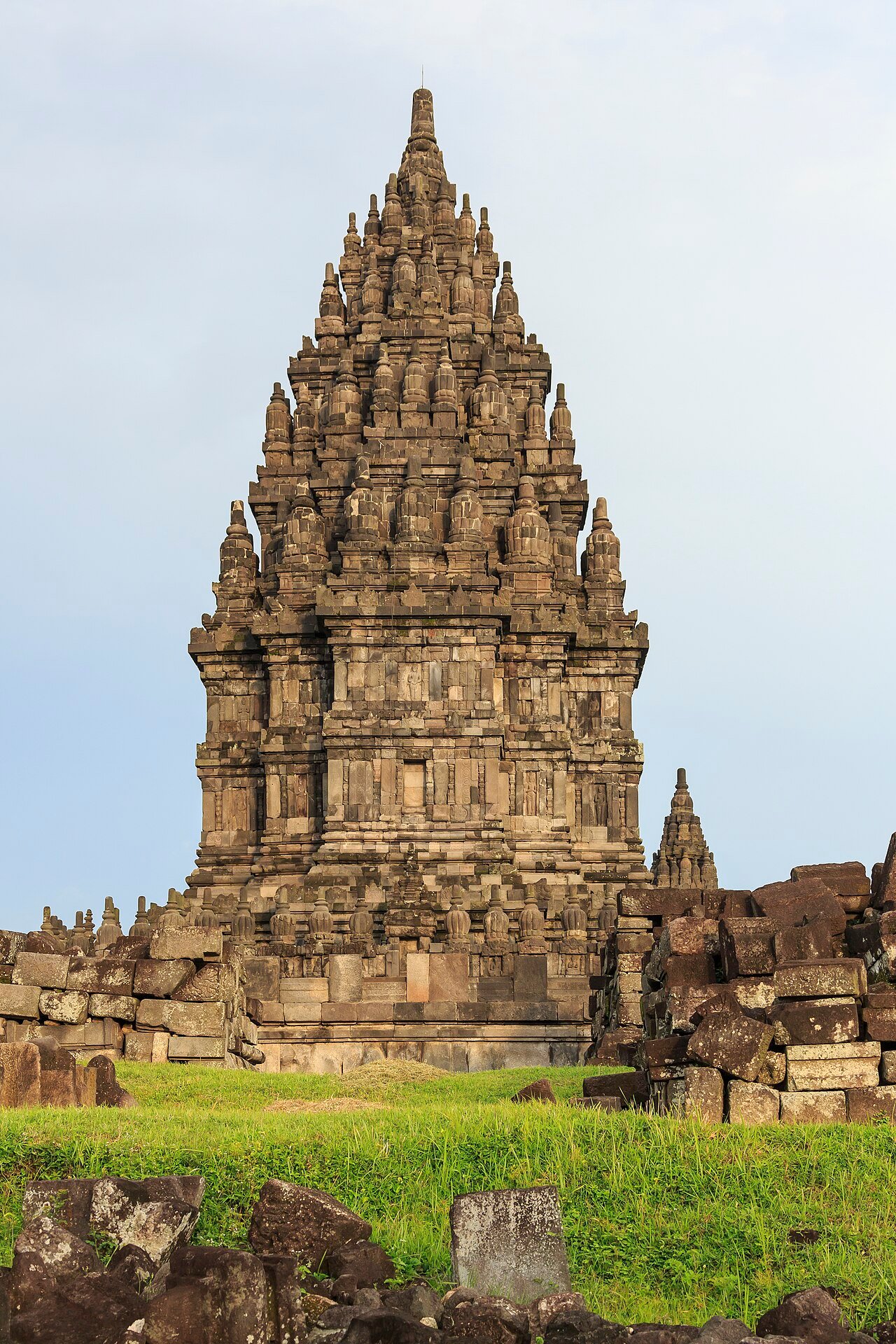 The Hindu spires of Prambanan